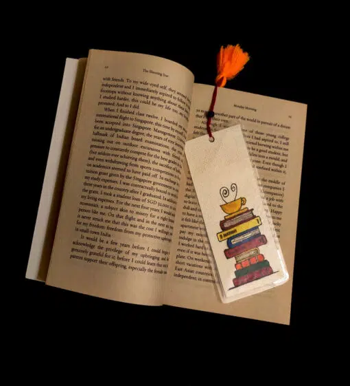 tea-break handmade bookmark