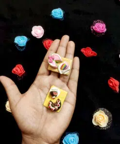 cake fridge magnet