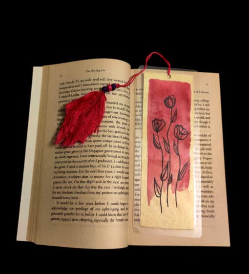 the-daffodils handmade bookmark