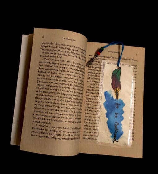 to-be-continued handmade bookmark