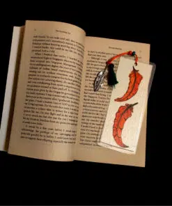 twister handmade bookmark