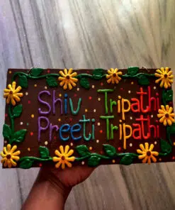Alternative view of Customised Home Nameplate | Flower Garden
