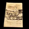 Ghoda-gaadi-taanga handmade diary with handmade paper