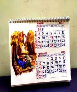 Alternative view of Handmade Calendar | Handpainted designs