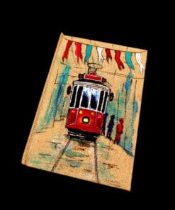 Darjeeling train handmade diary