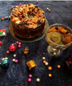 Rich dry fruit cake