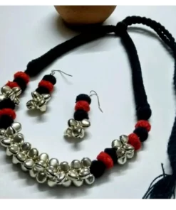 dhokra art handmade jewellery set