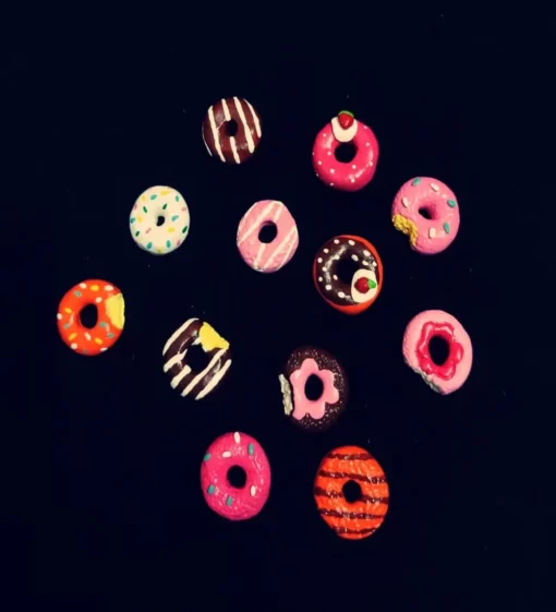 Delicious donuts Handmade Fridge Magnet
