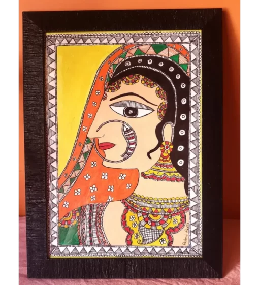 maithili woman madhubani painting