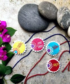 handmade rakhi with name